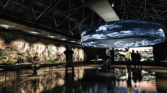美术馆展厅设计用互动让展示更生动