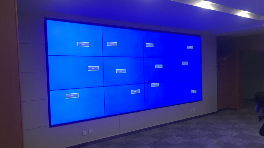 互动拼接屏在展馆中使用的效果展示