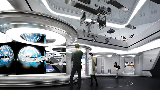 航空航天展厅设计用智慧互动实现技术传播