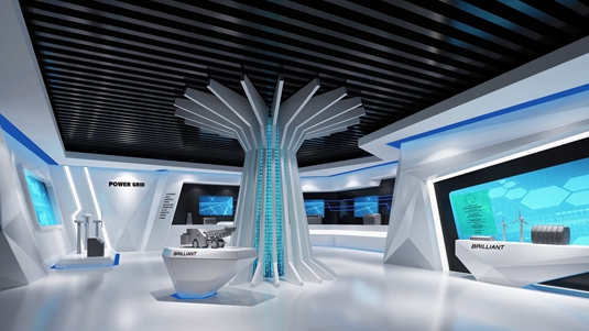 如何打造一个未来感十足的新能源展厅？