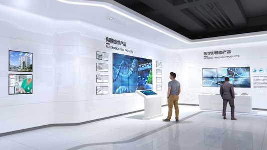 企业展厅设计是如何用多媒体互动完成展示的