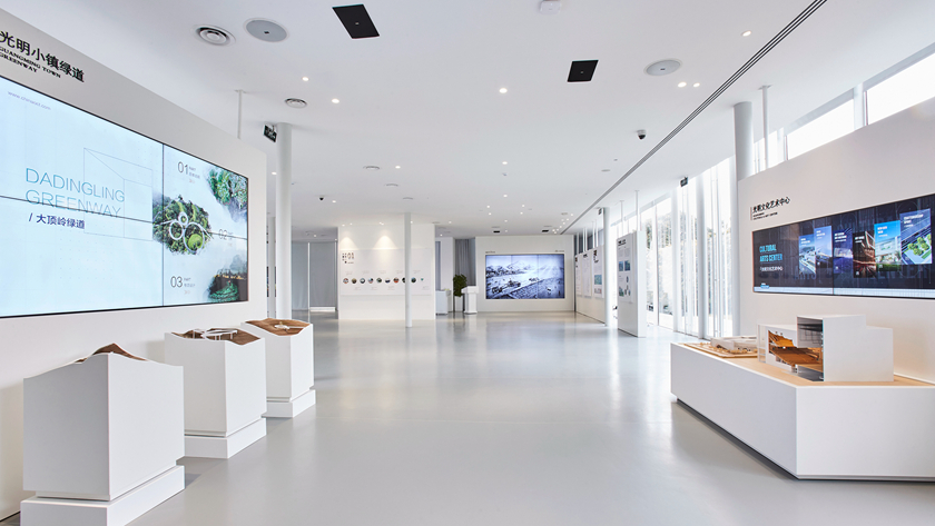 数字化多媒体展厅设计应用空间效果