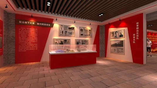 红色文化展馆依靠多媒体技术实现文化传承