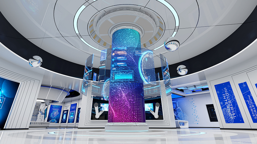 未来科技多功能数字展厅设计展示效果