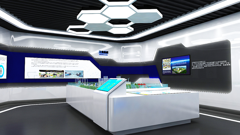 新能源产业主题展厅沙盘交互应用展项