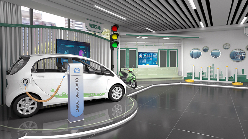 新能源汽车主题数字化交互展示区