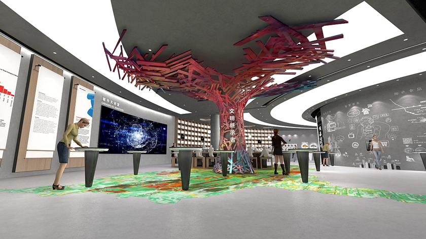 数字化建设城市类展厅设计应用效果