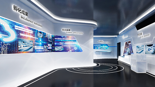 光电展厅设计用数字科技展示科技文明