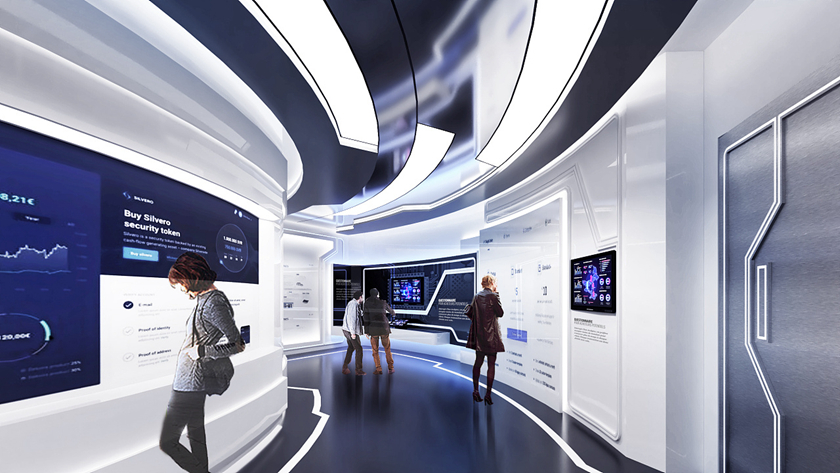 数据化内容展示的企业展厅设计