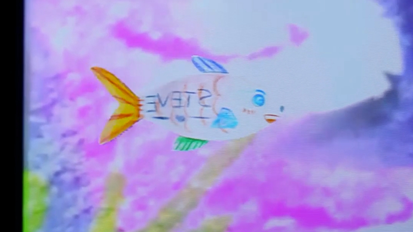 鱼类互动涂鸦游戏