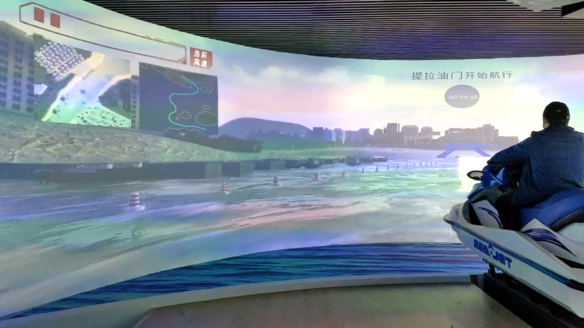 舟山渔港虚拟驾驶游艇体验