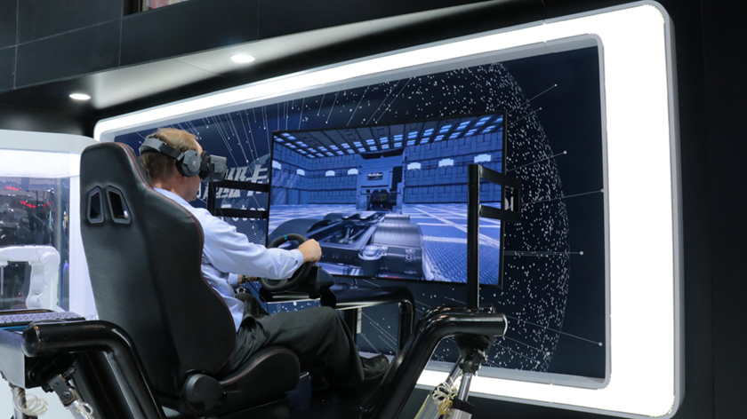 VR虚拟驾驶游戏体验