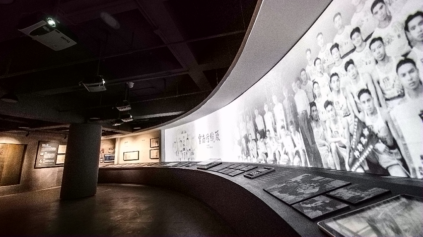 博物馆设计中运用弧幕投影展现过去的事件