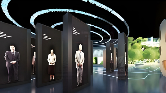 虚拟讲解员在不同的主题展厅设计方案中都是如何运用的？