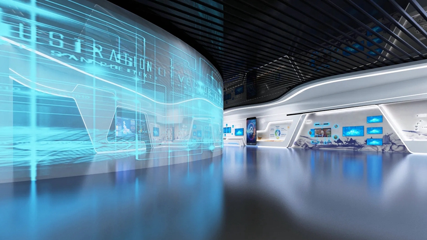 科技数字展厅的科技感设计