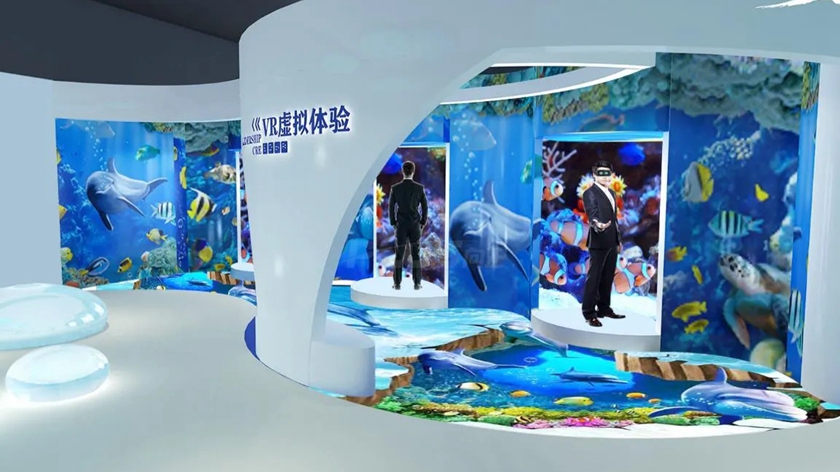 VR虚拟体验的展厅多媒体效果