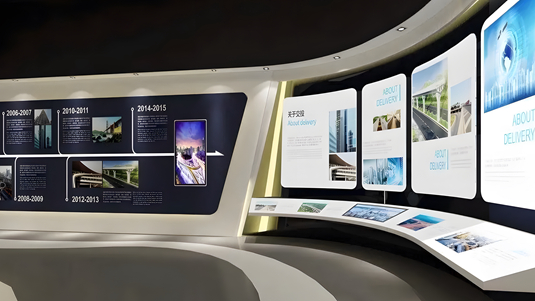 企业展览馆设计该如何巧妙使用多媒体技术？