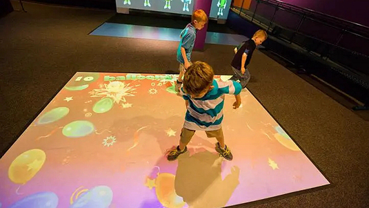 苏州儿童投影互动游戏在展厅中的作用