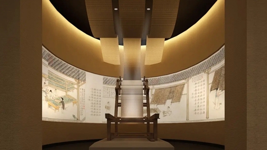 博物馆多媒体展厅讲述千百年历史故事