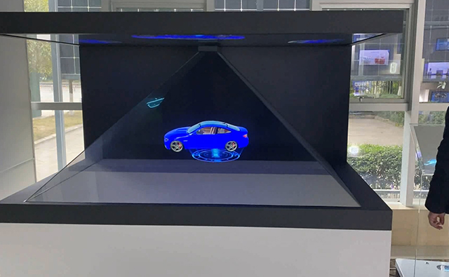 全息柜汽车模型360度展示